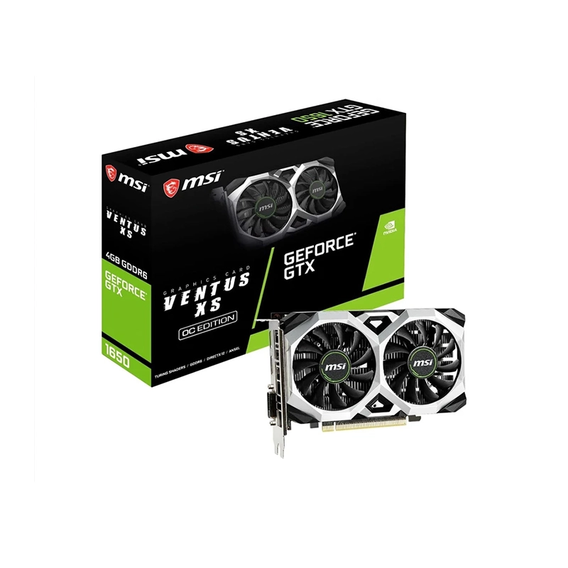 کارت گرافیک ام اس آی مدل GeForce GTX 1650 D6 VENTUS XS OC (1)